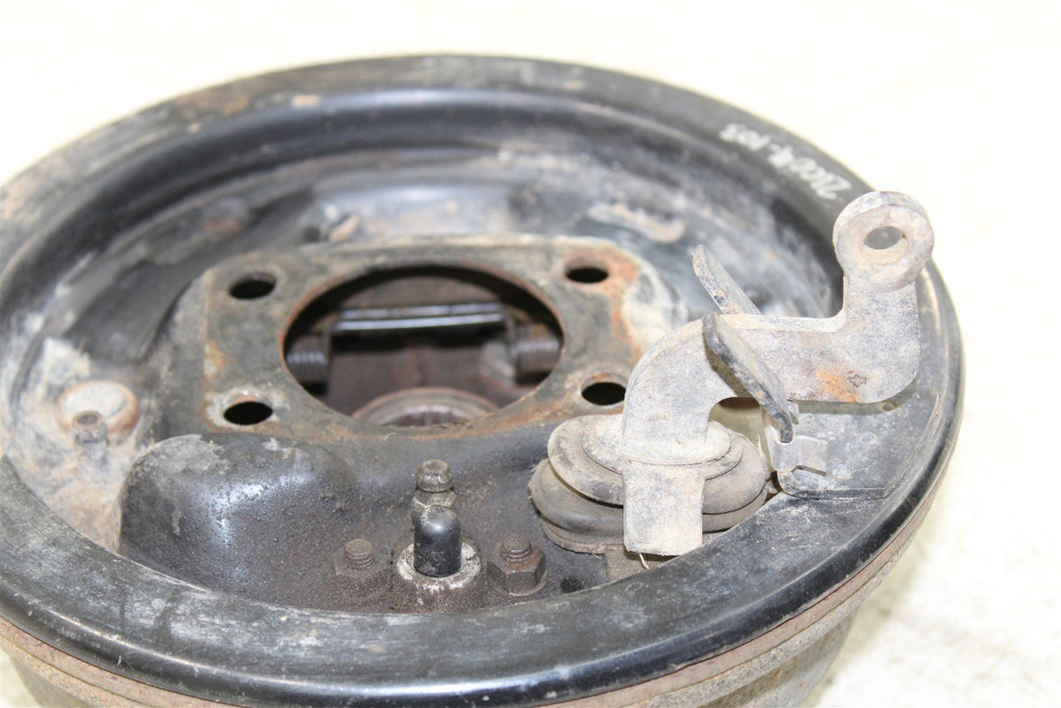 2002 Kawasaki Mule 3010 4x4 Rear Left Brake Drum Backing Plate Panel Hub