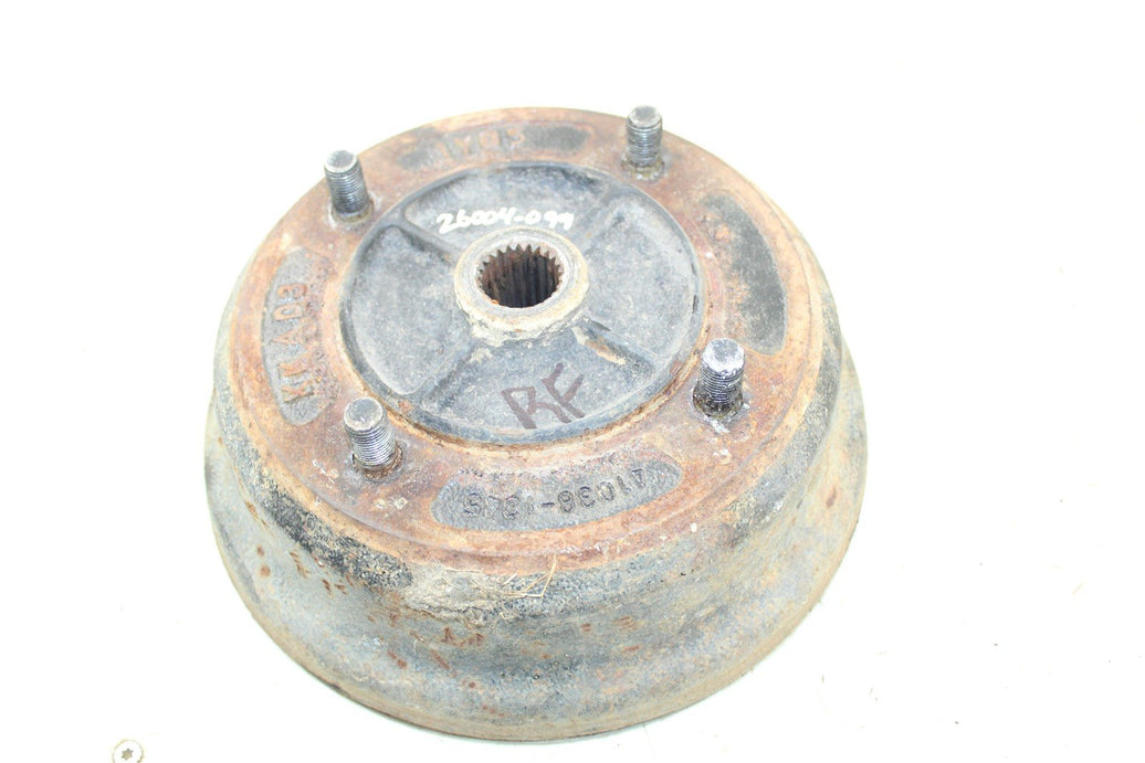 2002 Kawasaki Mule 3010 4x4 Front Right Brake Drum Backing Plate Panel Hub