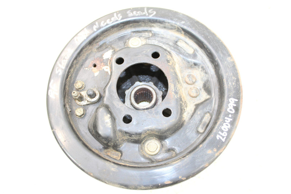 2002 Kawasaki Mule 3010 4x4 Front Right Brake Drum Backing Plate Panel Hub