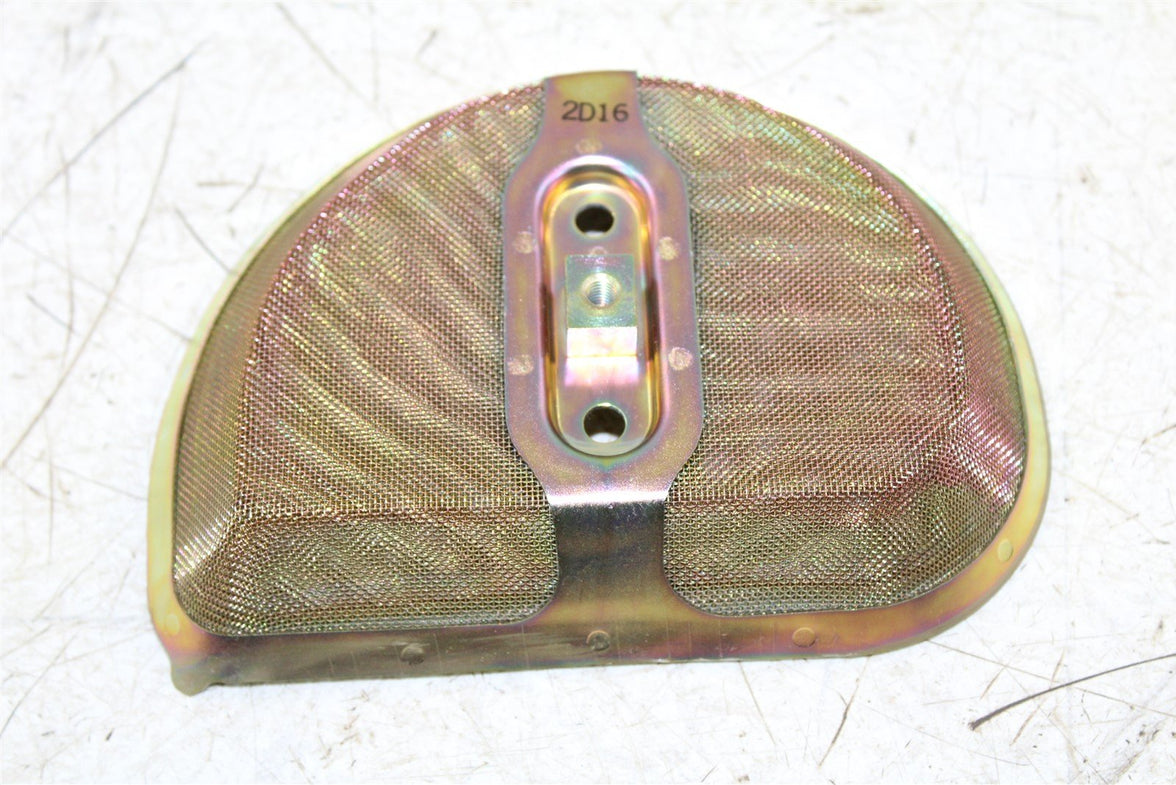 2002 Honda CRF 450R Air Filter Cage Mount Element Base Blow Back Screen