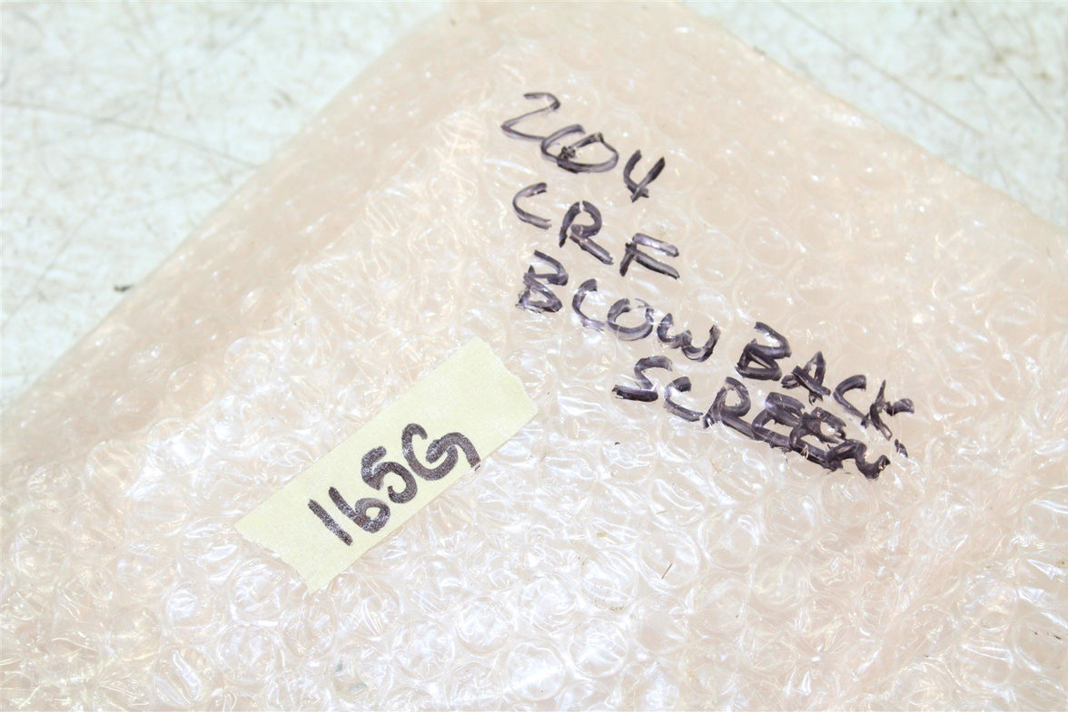 2002 Honda CRF 450R Air Filter Cage Mount Element Base Blow Back Screen