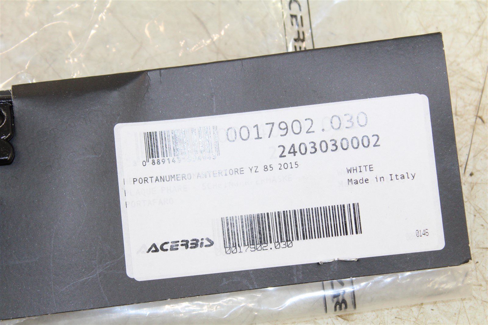 Acerbis Full Plastics Kit 21 Original 274666345 for Yamaha YZ85 2019-2021