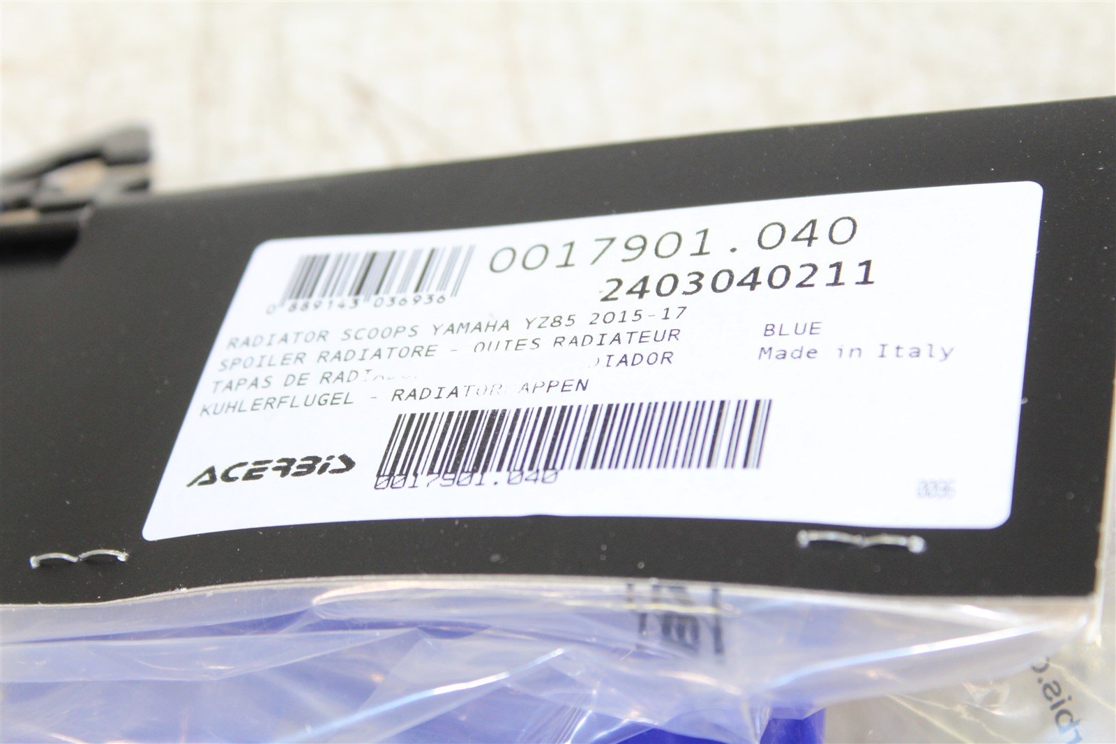 Acerbis Full Plastics Kit 21 Original 274666345 for Yamaha YZ85 2019-2021
