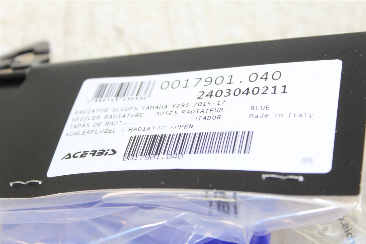 Acerbis Full Plastics Kit 21 Original 274666345 for Yamaha YZ85 2019-2021