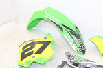 2021 Kawasaki KX 250F Front Rear Fender Number Plates Fork Guards Plastics