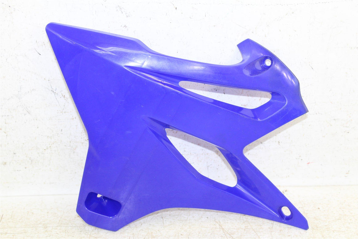 2017 Yamaha YZ 85 Left Gas Tank Shroud Plastic Blue 2015-2021