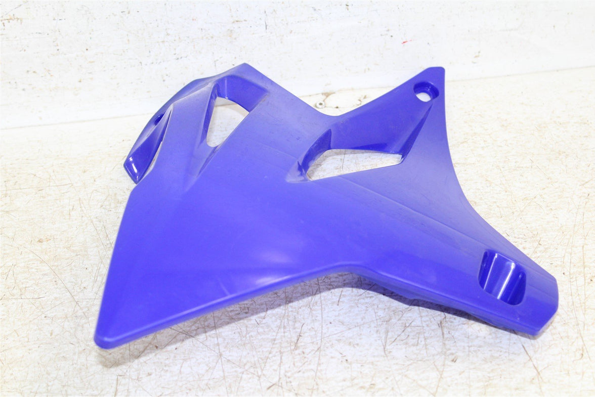 2017 Yamaha YZ 85 Left Gas Tank Shroud Plastic Blue 2015-2021