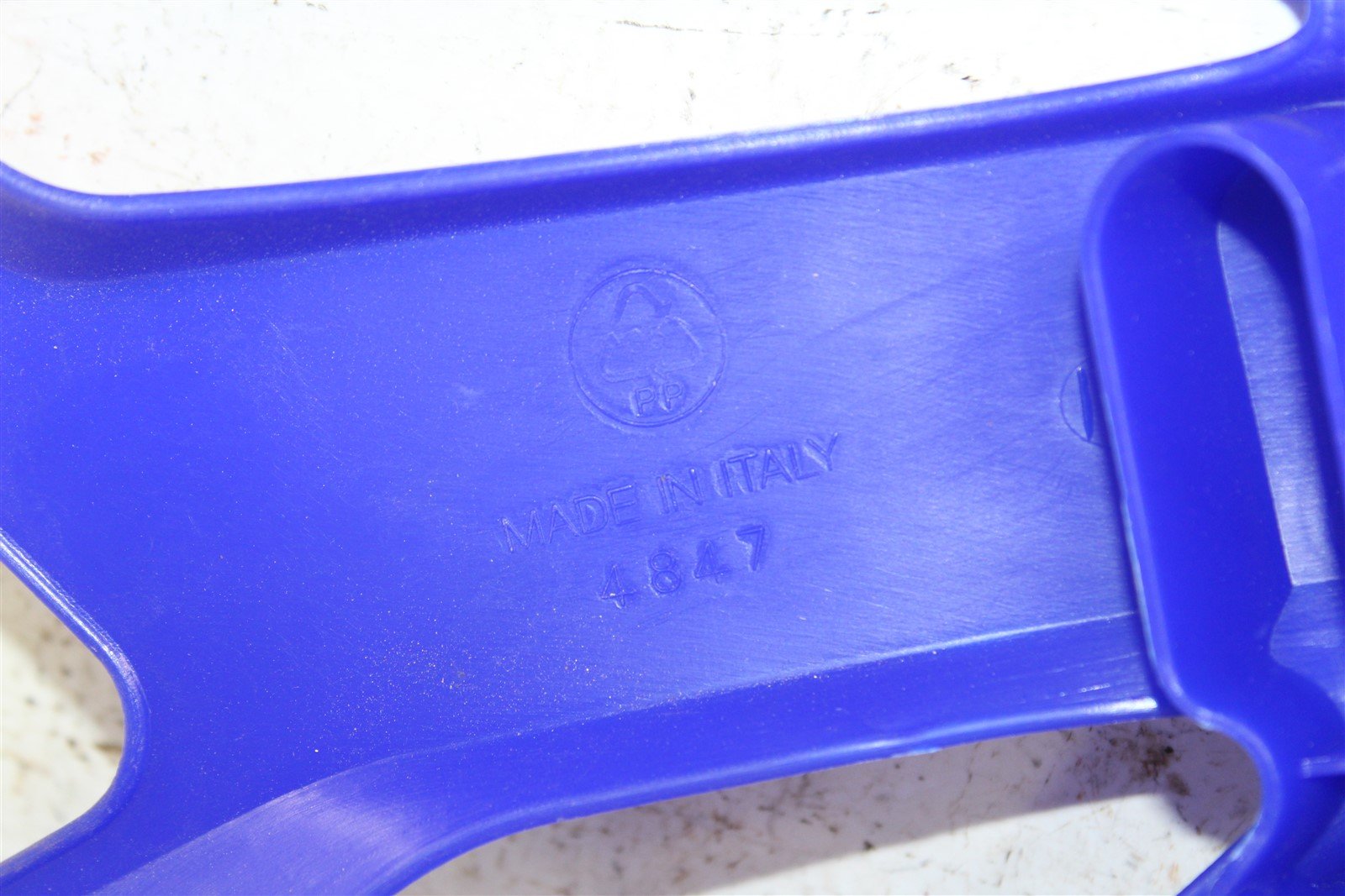 2017 Yamaha YZ 85 Left Gas Tank Shroud Plastic Blue 2015-2021
