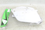 1989-1990 Yamaha YZ 125 250 UFO Rear Number Plates Plastics White NOS 116422