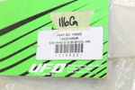 1989-1990 Yamaha YZ 125 250 UFO Rear Number Plates Plastics White NOS 116422