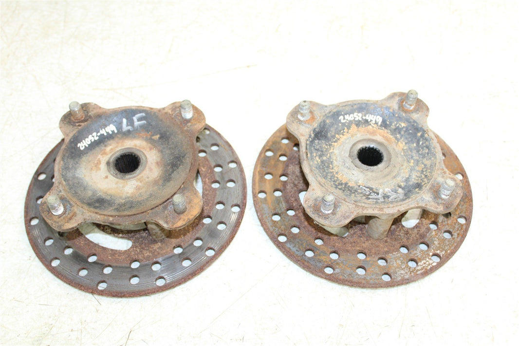 1998 Kawasaki Bayou 300 4x4 Front Hubs Brake Rotors