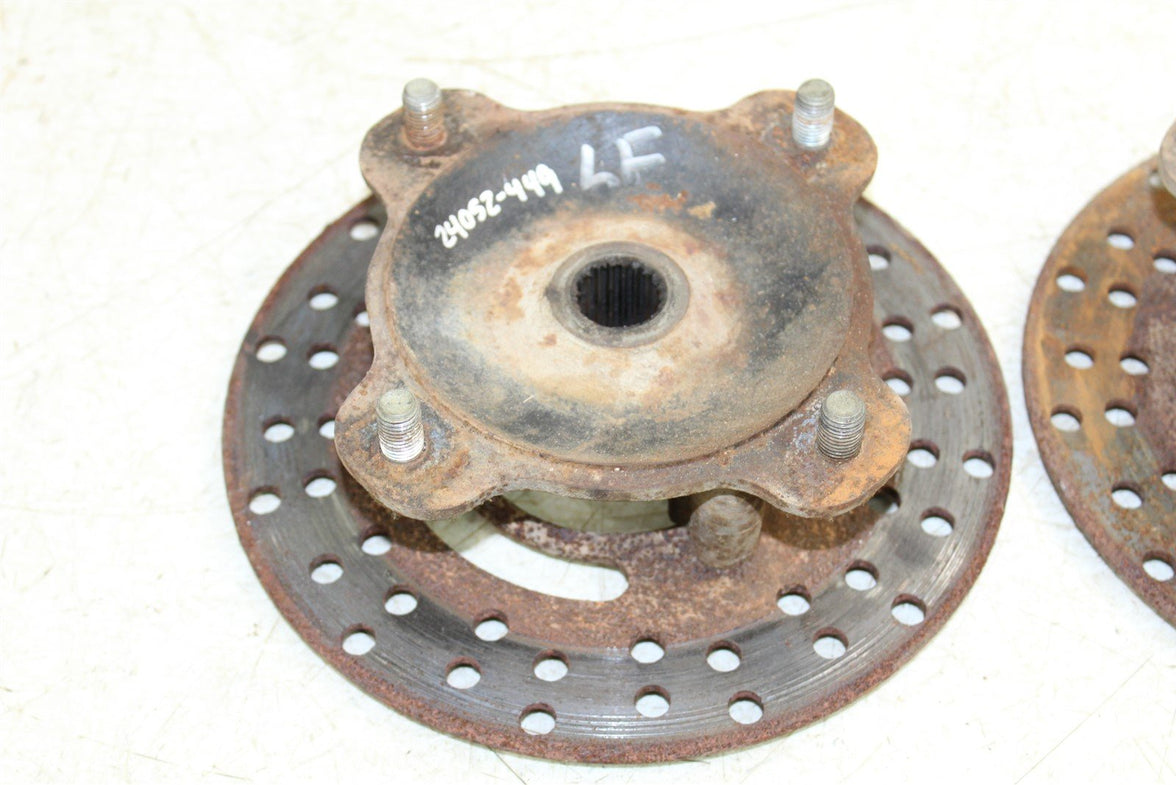 1998 Kawasaki Bayou 300 4x4 Front Hubs Brake Rotors