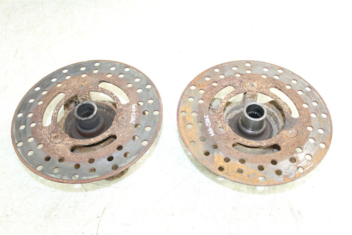 1998 Kawasaki Bayou 300 4x4 Front Hubs Brake Rotors