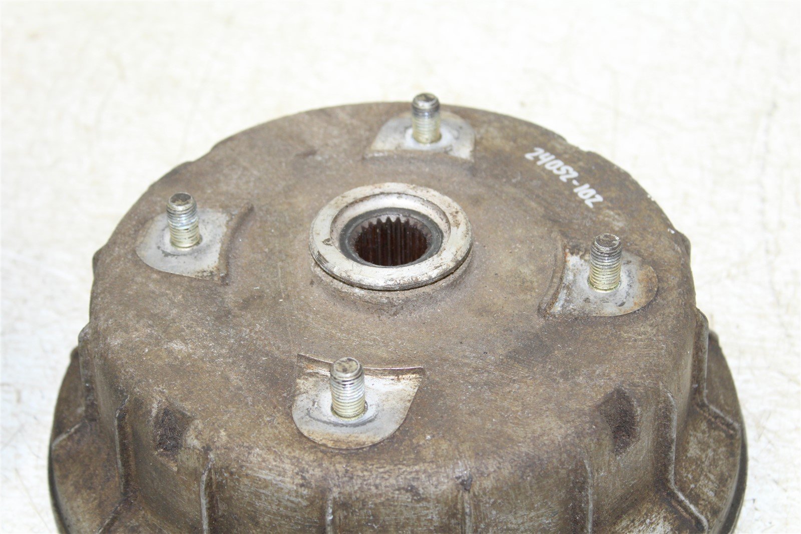 1998 Kawasaki Bayou 300 4x4 Rear Brake Drum Backing Plate Panel Hub