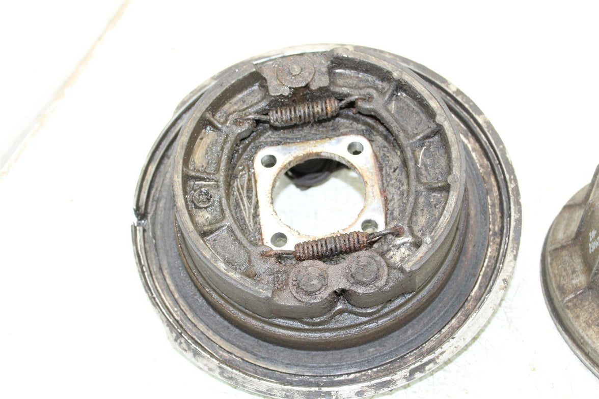 1998 Kawasaki Bayou 300 4x4 Rear Brake Drum Backing Plate Panel Hub