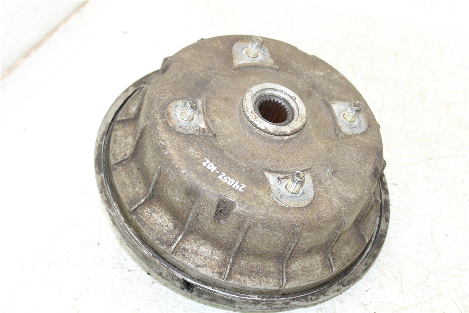 1998 Kawasaki Bayou 300 4x4 Rear Brake Drum Backing Plate Panel Hub