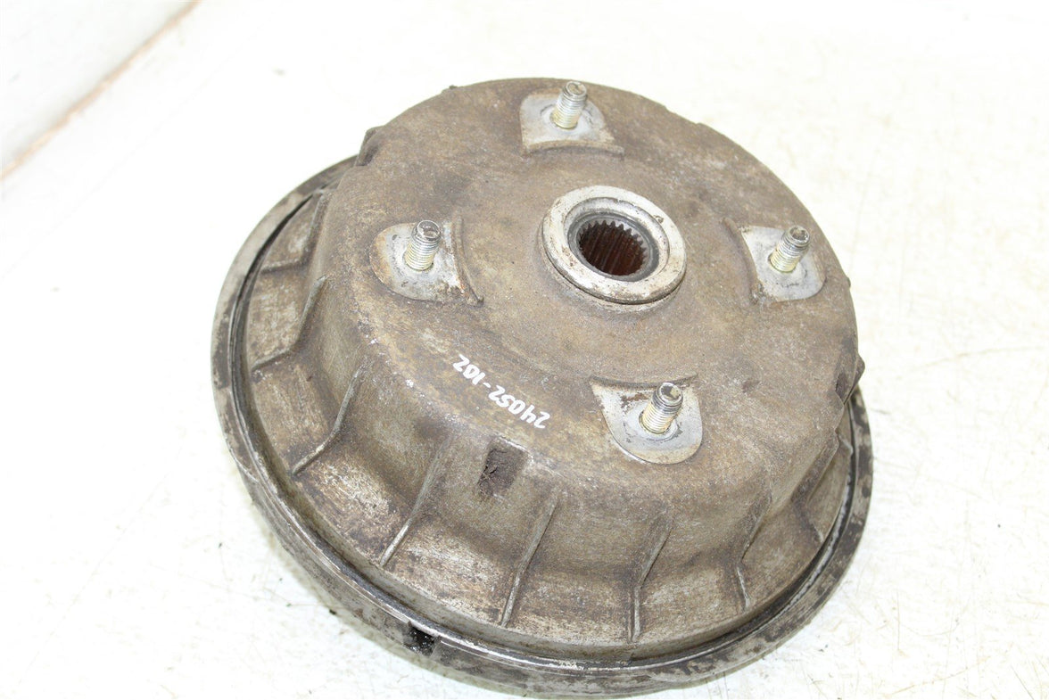 1998 Kawasaki Bayou 300 4x4 Rear Brake Drum Backing Plate Panel Hub