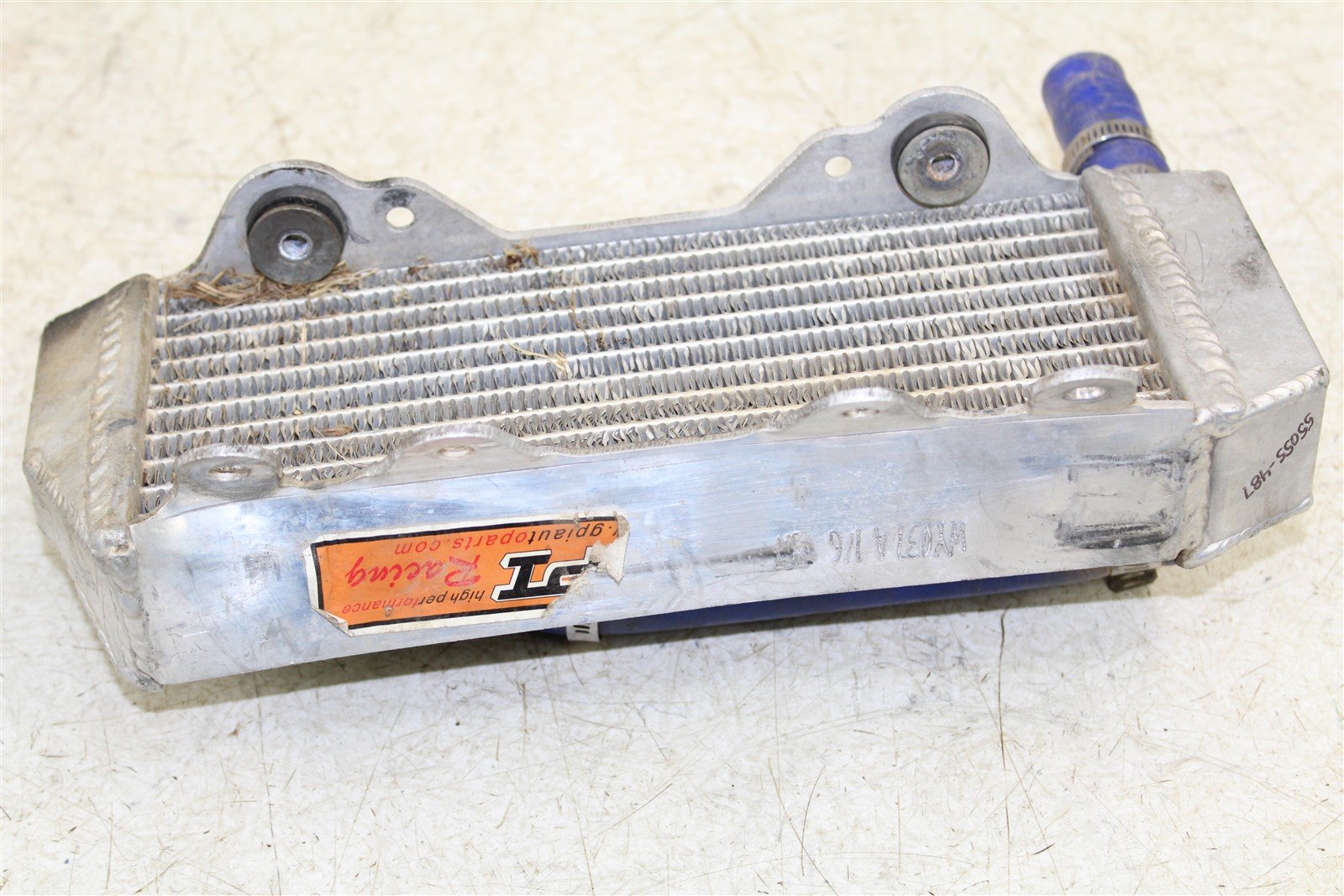 2002 Yamaha YZ 125 GPI Oversized Radiators Left & Right Blue Hoses