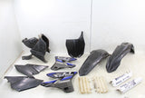 2002 Yamaha YZ 125 Plastic Restyle Set Fender Shrouds Airbox Number Plate Guards