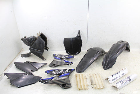 2002 Yamaha YZ 125 Plastic Restyle Set Fender Shrouds Airbox Number Plate Guards