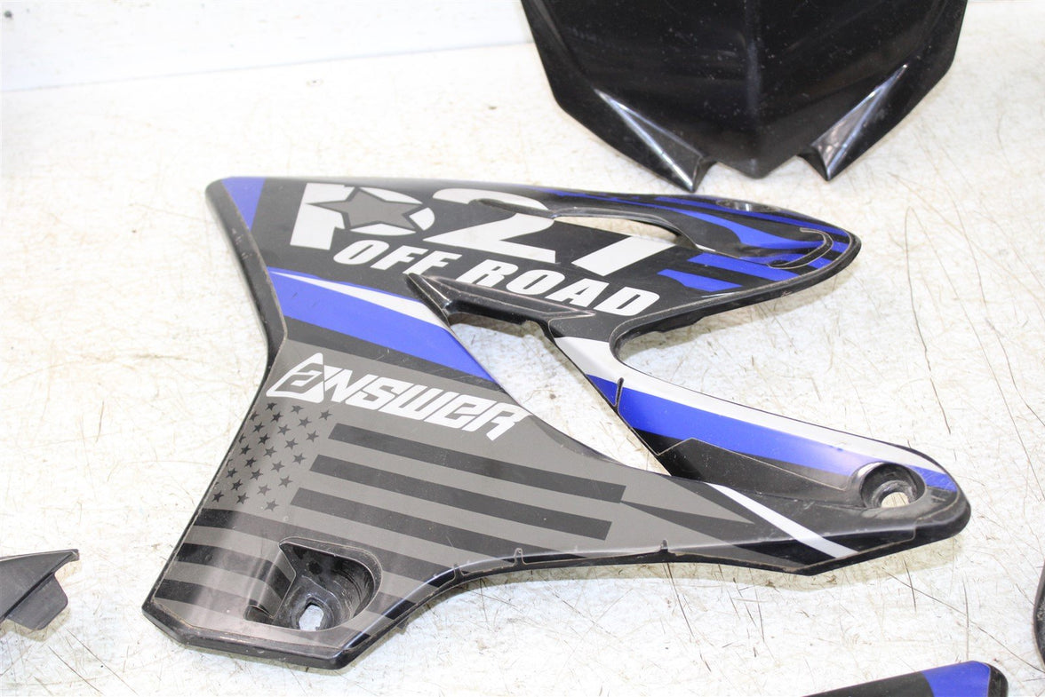 2002 Yamaha YZ 125 Plastic Restyle Set Fender Shrouds Airbox Number Plate Guards