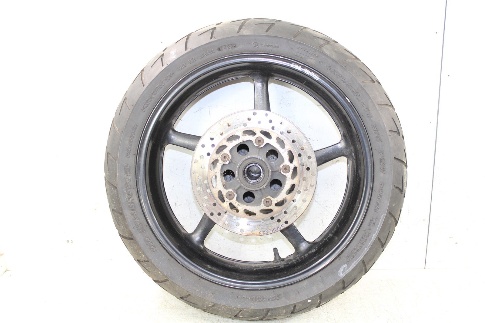 2007 Yamaha FZ6 Rear Wheel Rim w/ Brake Rotor