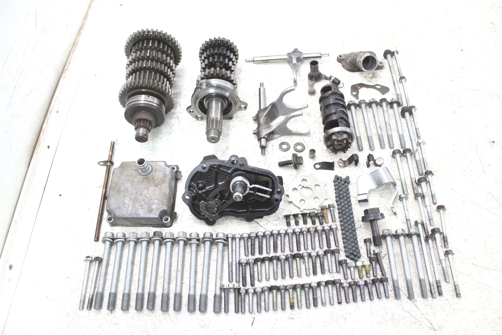 2007 Yamaha FZ6 Transmission Gears Shift Shaft Forks Drum