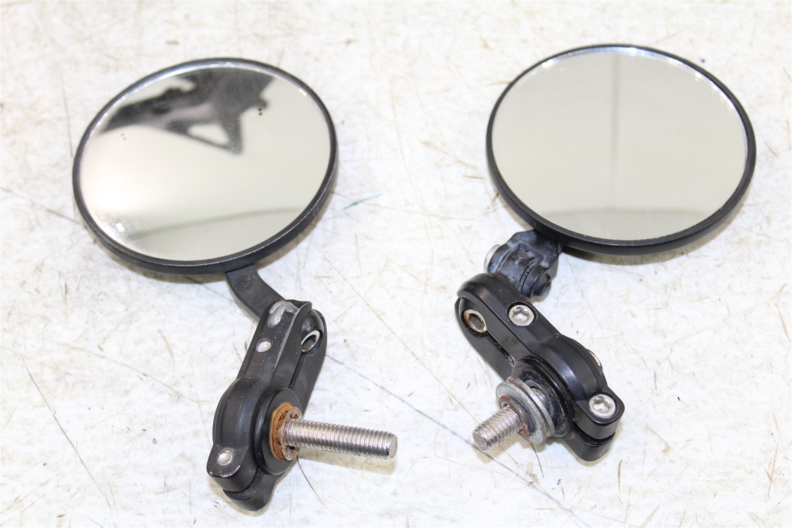 2007 Yamaha FZ6 Handle Bar End Rear View Mirrors Left Right