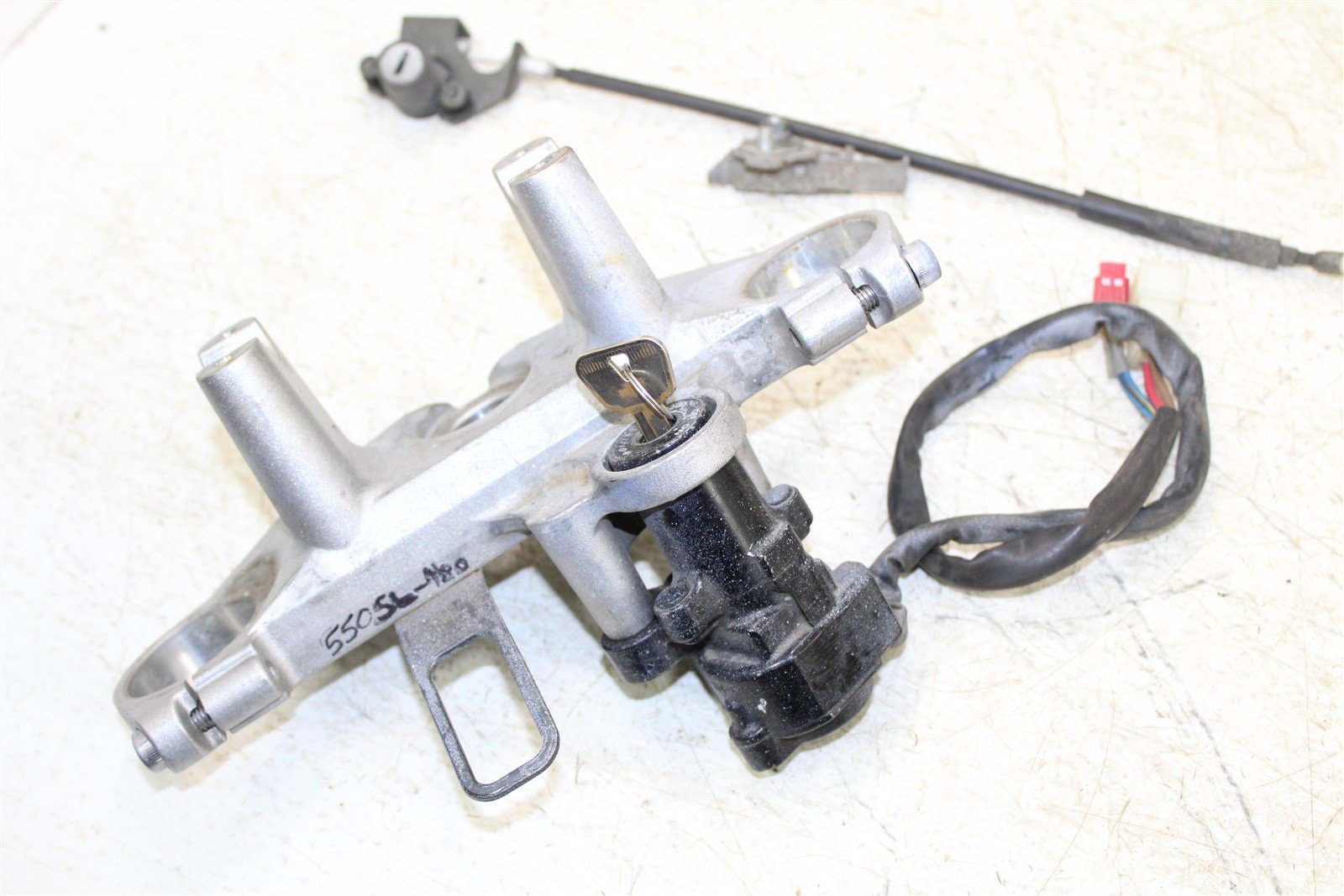 2007 Yamaha FZ6 Key Ignition Switch w/ Seat Lock