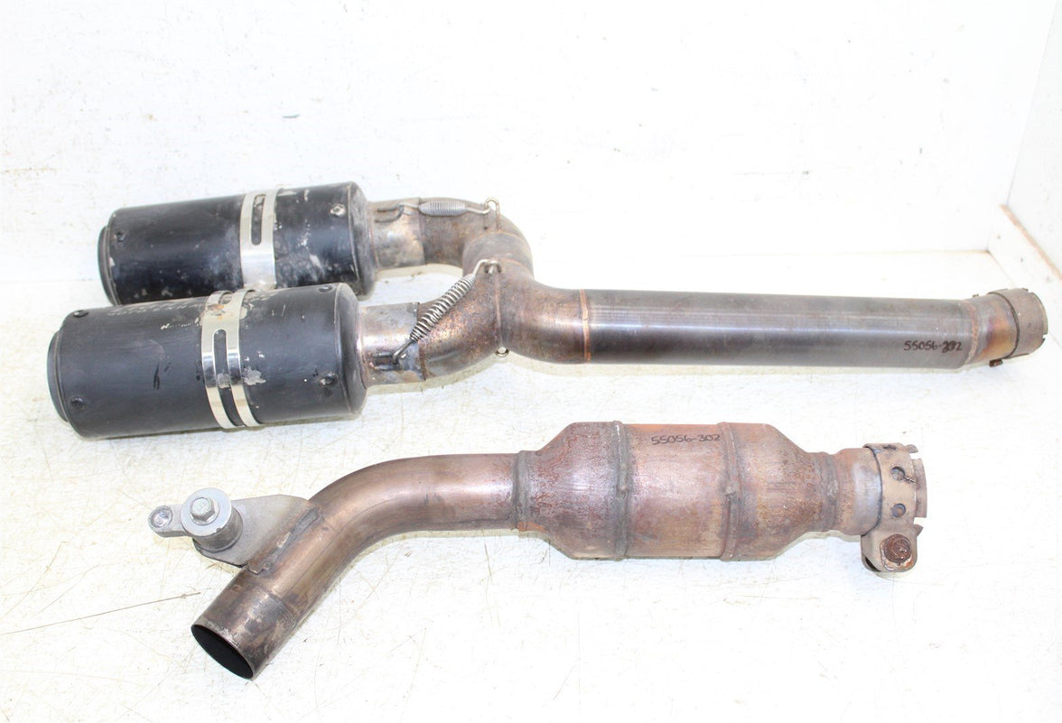 2007 Yamaha FZ6 Exhaust Silencer Muffler w/ Catalytic Converter Catalyst