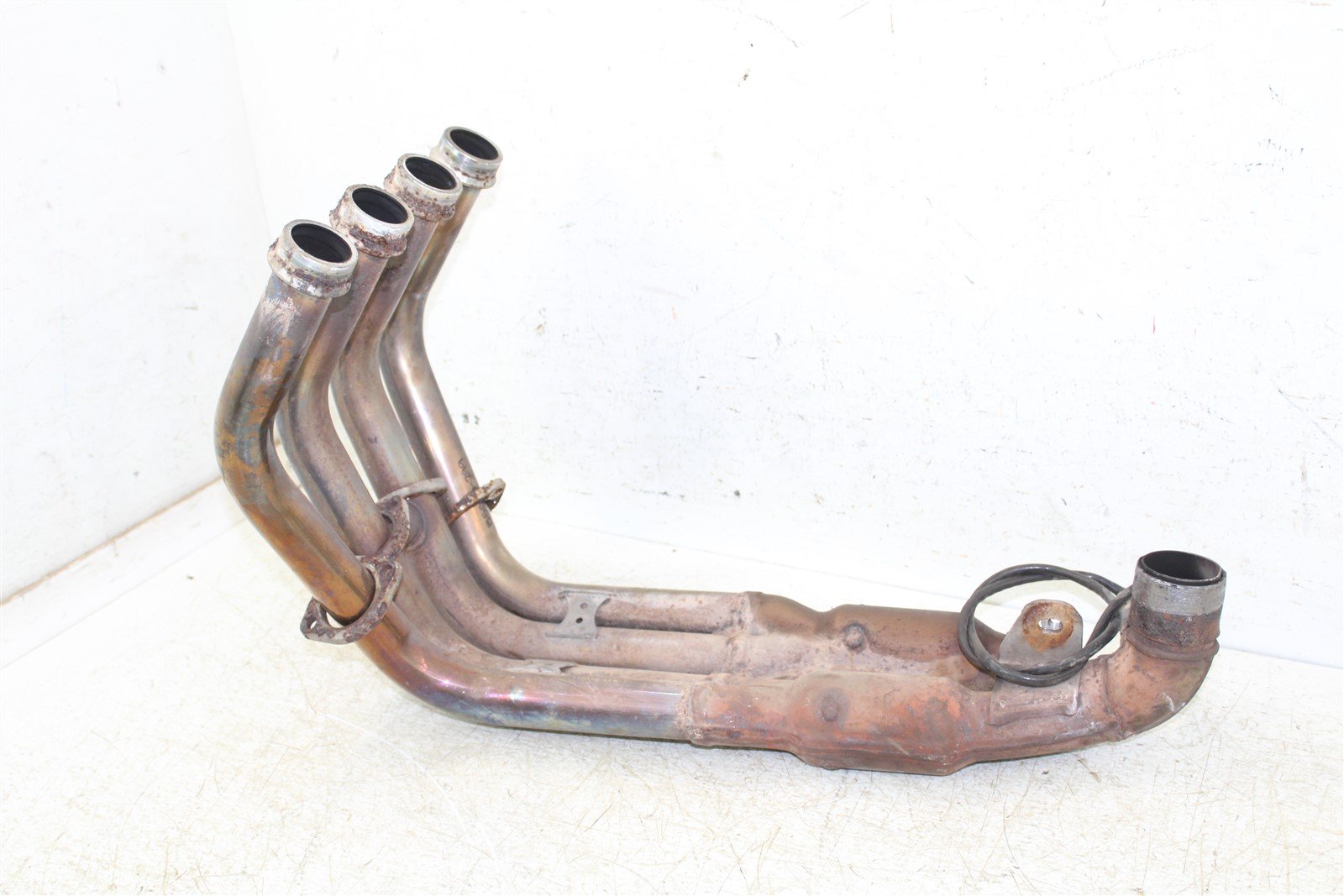 2007 Yamaha FZ6 Exhaust Head Pipe Header w/ o2 Sensor