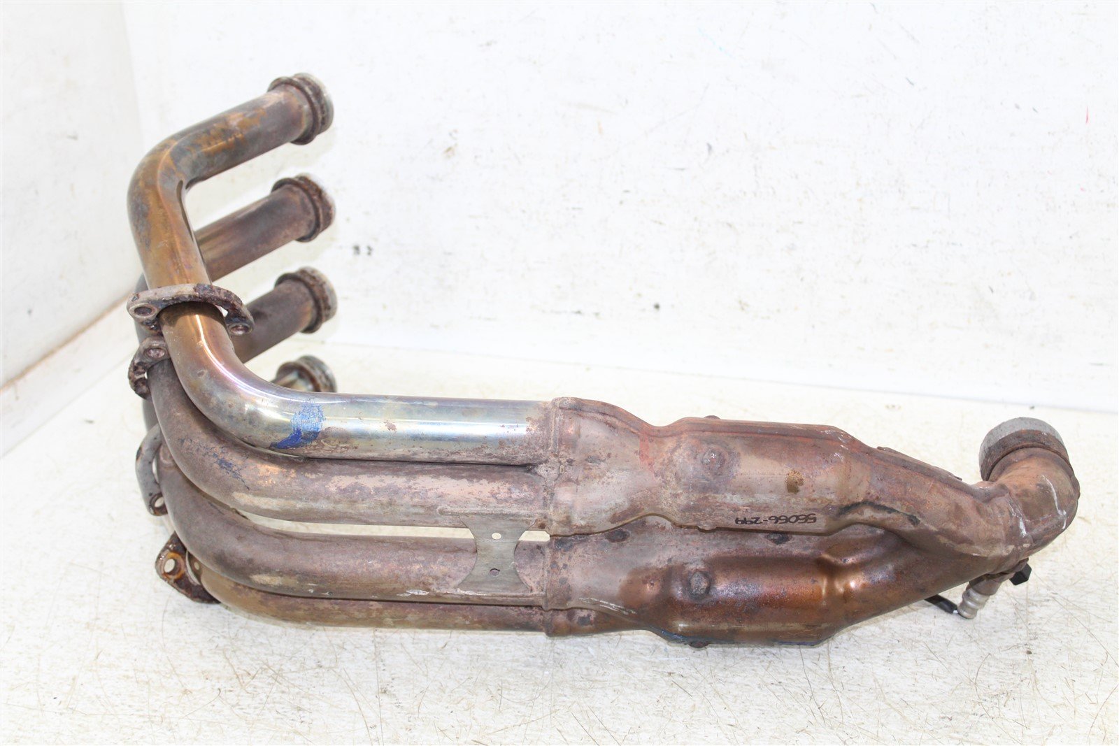 2007 Yamaha FZ6 Exhaust Head Pipe Header w/ o2 Sensor