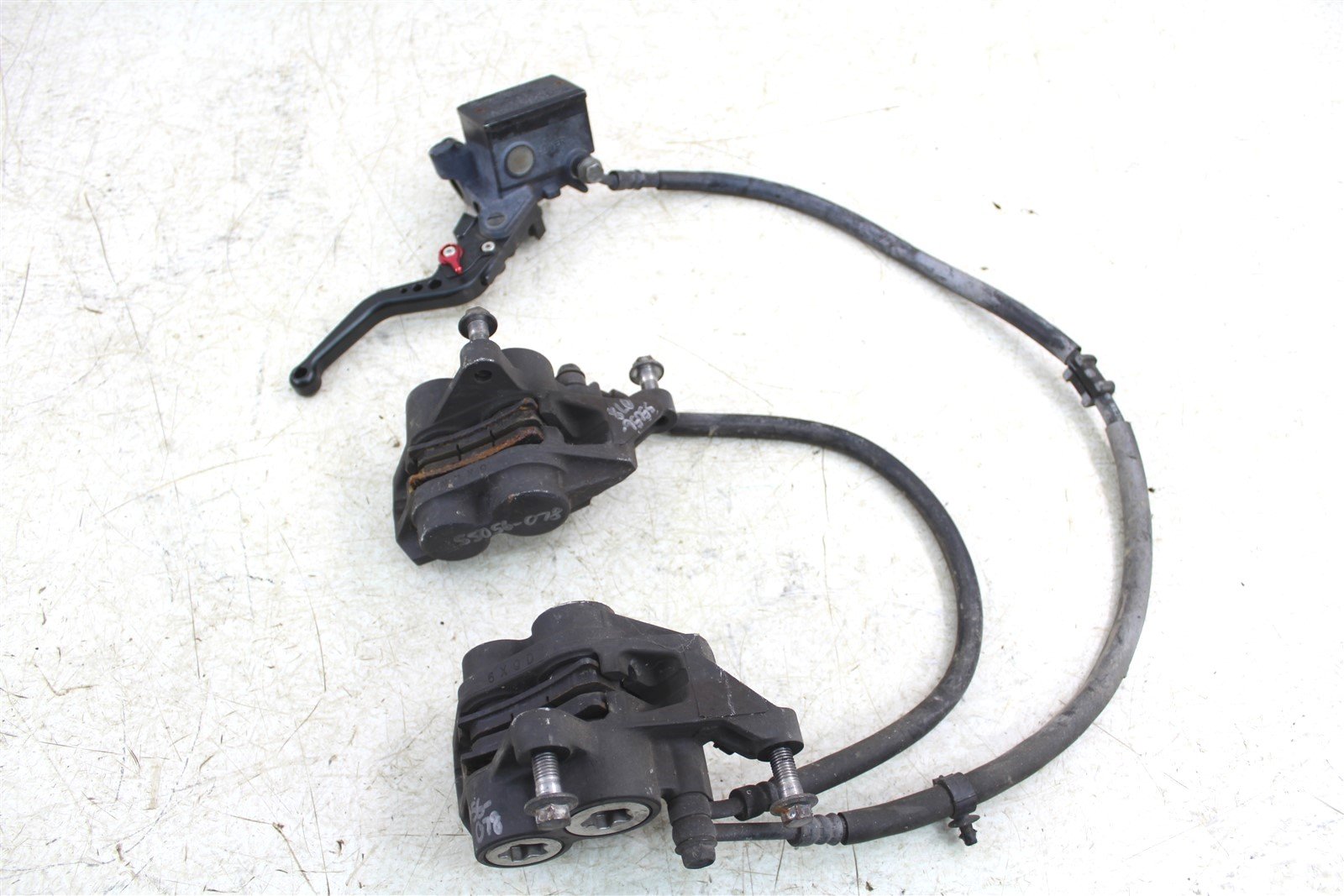 2007 Yamaha FZ6 Front Brake Master Cylinder Calipers Hose Lines