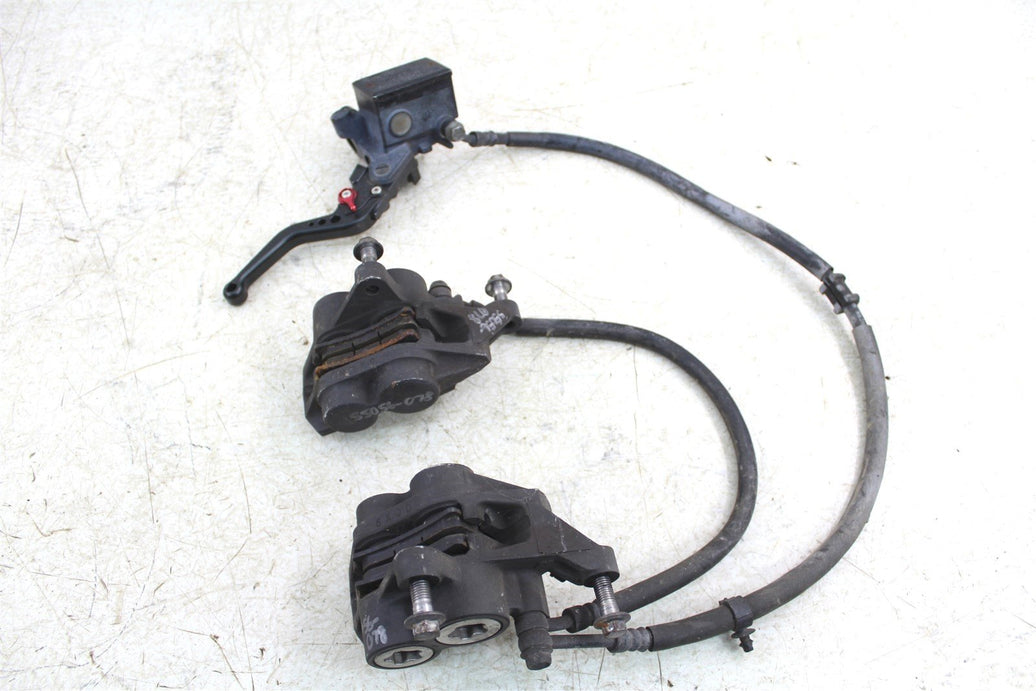2007 Yamaha FZ6 Front Brake Master Cylinder Calipers Hose Lines