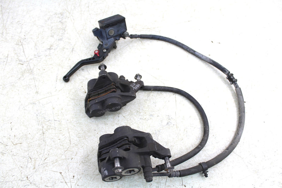 2007 Yamaha FZ6 Front Brake Master Cylinder Calipers Hose Lines