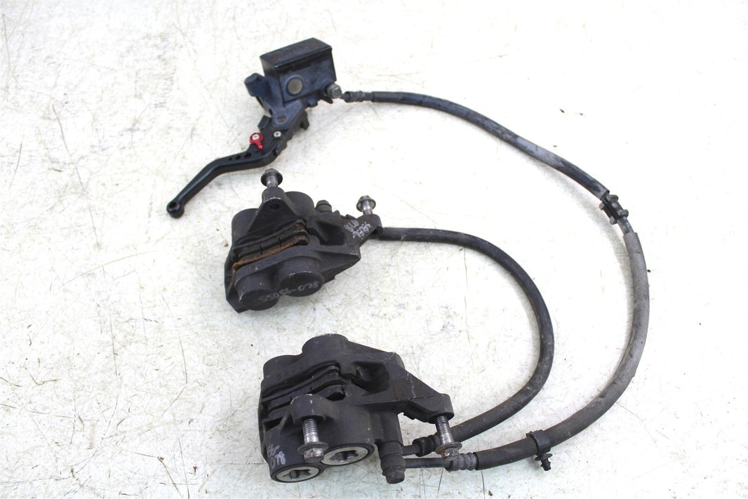 2007 Yamaha FZ6 Front Brake Master Cylinder Calipers Hose Lines