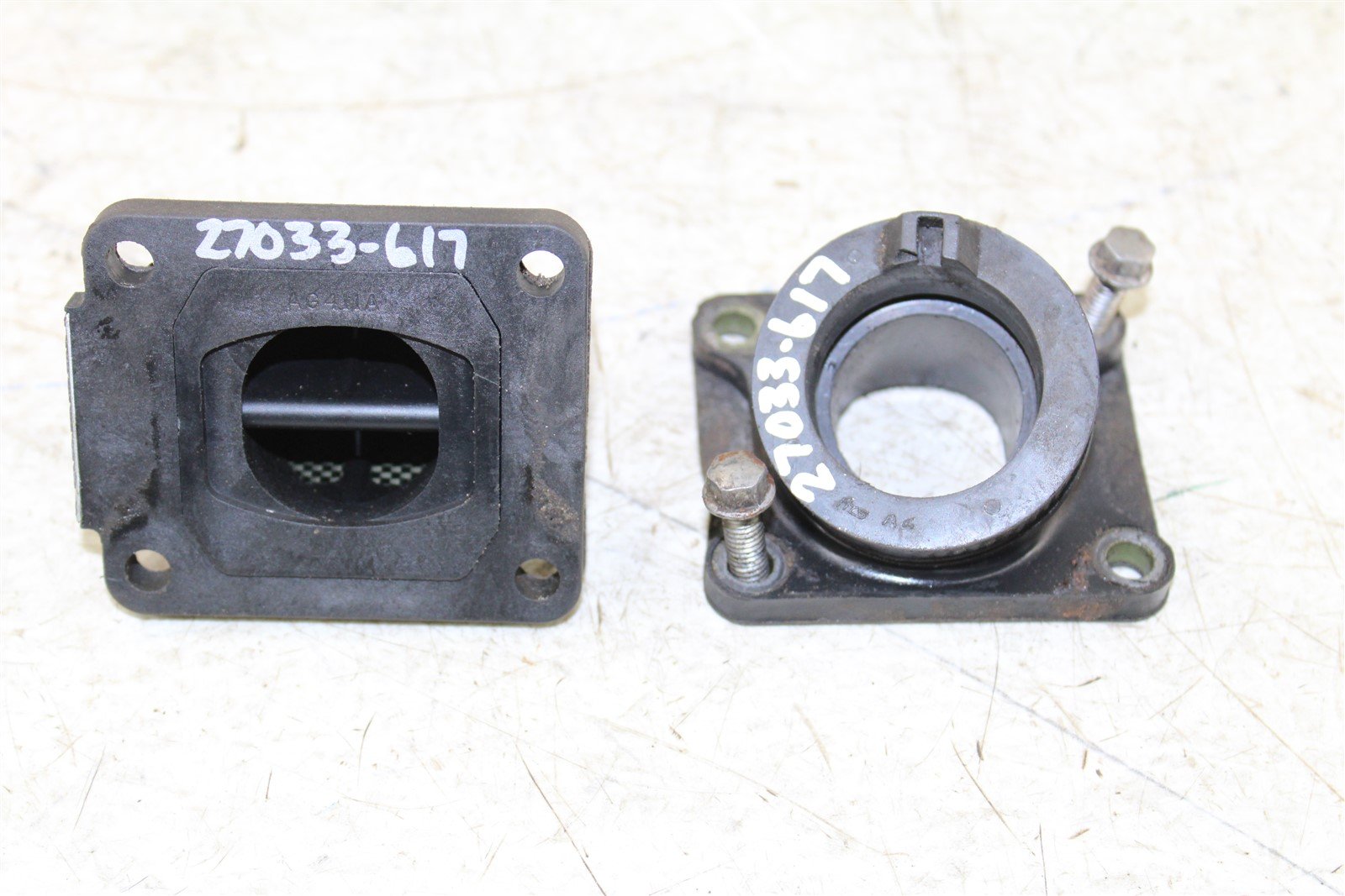 2008 Kawasaki KX 100 Vforce 3 Reed Cage Pedals w/ Intake Manifold Boot