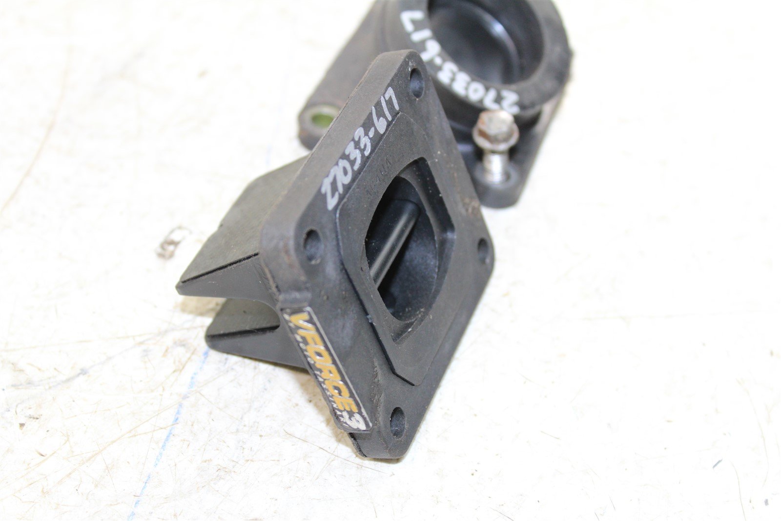 2008 Kawasaki KX 100 Vforce 3 Reed Cage Pedals w/ Intake Manifold Boot