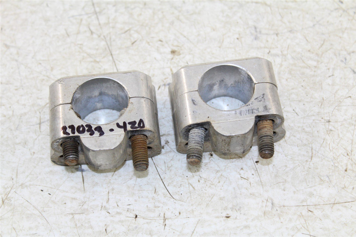 2008 Kawasaki KX 100 Oversized Handlebar Bar Mount Clamps 1 1/8"