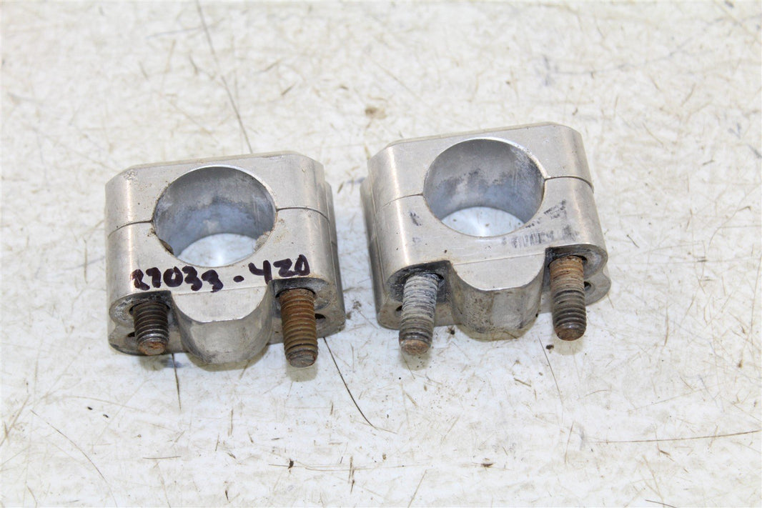 2008 Kawasaki KX 100 Oversized Handlebar Bar Mount Clamps 1 1/8"