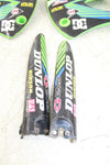 2008 Kawasaki KX 100 Plastic Fender Set Front Rear Number Plates Shrouds Guards