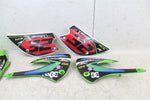 2008 Kawasaki KX 100 Plastic Fender Set Front Rear Number Plates Shrouds Guards