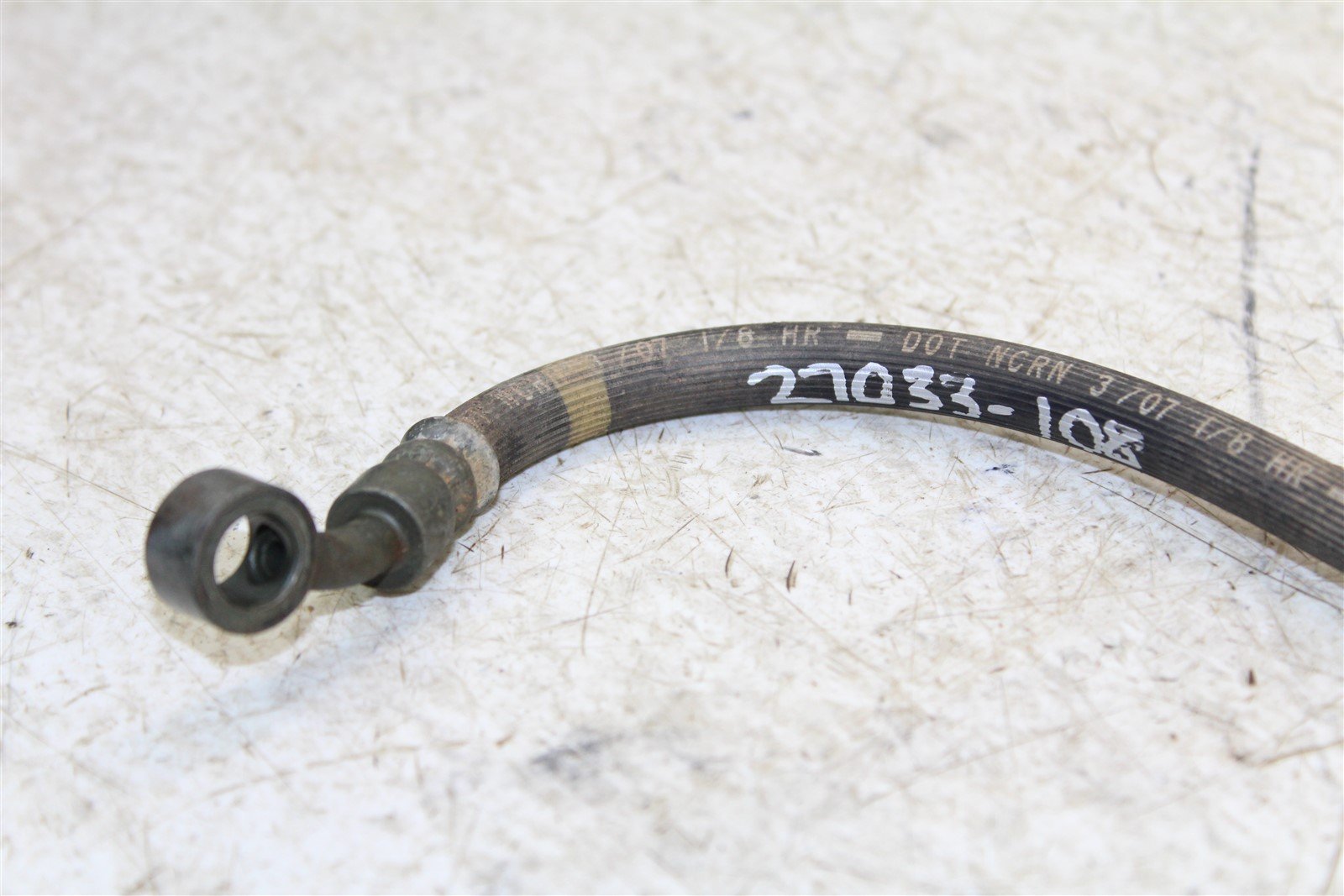 2008 Kawasaki KX 100 Rear Brake Hose Line