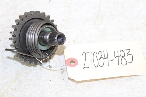1999 Kawasaki KX 250 Kick Start Shaft Kicker Gear Spring