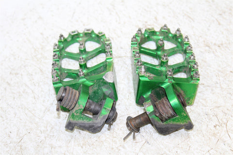 1999 Kawasaki KX 250 Foot Pegs Rests Set Left Right Aftermarket