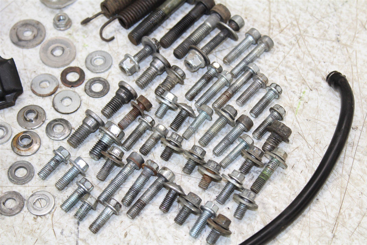 1999 Kawasaki KX 250 Chassis Bolt Kit Hardware Frame Guard Radiator Cap Spring