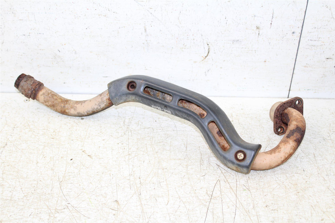1986 Honda Fourtrax 200 SX Exhaust Head Pipe Silencer Muffler