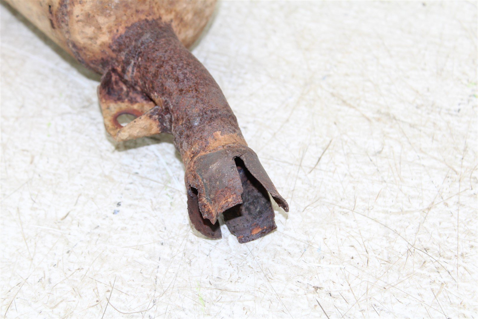 1986 Honda Fourtrax 200 SX Exhaust Head Pipe Silencer Muffler