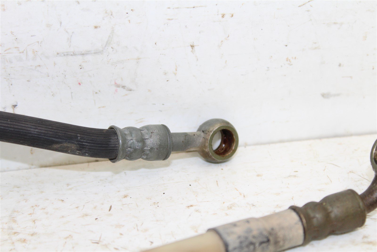 1986 Honda Fourtrax 200 SX Front Brake Hose Line