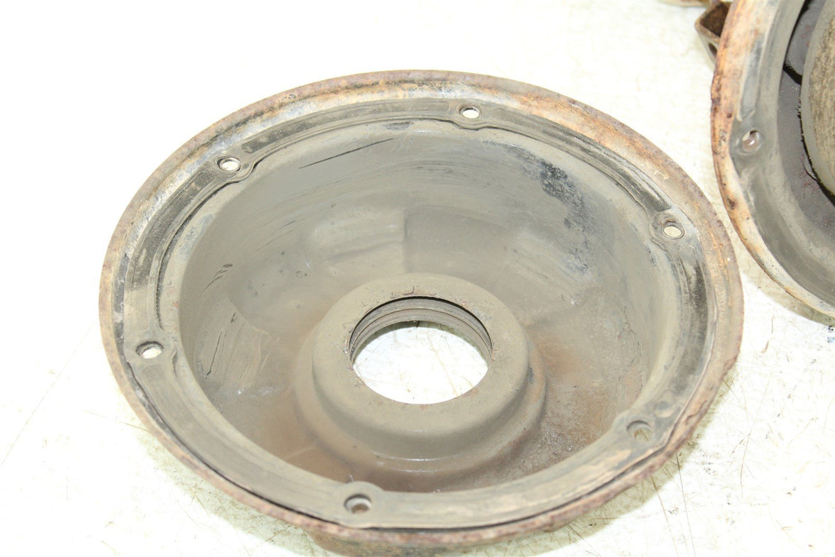 1986 Honda Fourtrax 200 SX Rear Brake Drum Hub w/ Axle Carrier Housing Cover